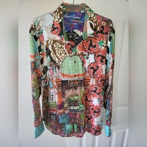 XXL Robert Graham button up dress shirt.